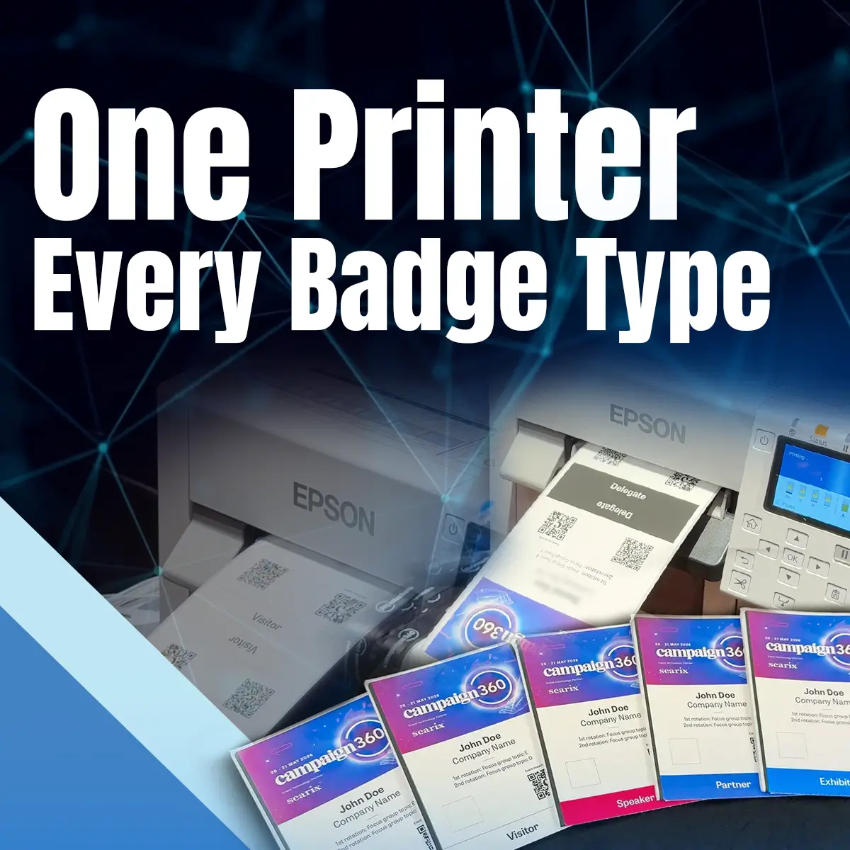 On-Demand Full-Colour Badge Printing: Any Badge, Any Counter, in Seconds