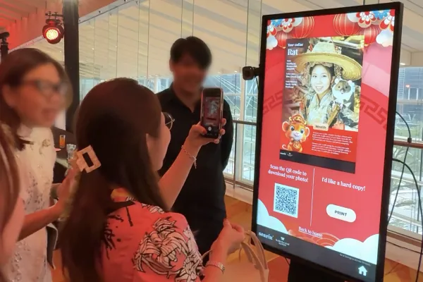 AI fengshui master event engagement tool