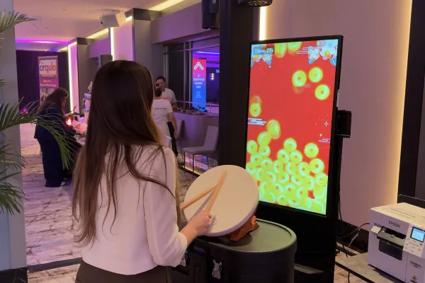 Drum beating game event engagement tool