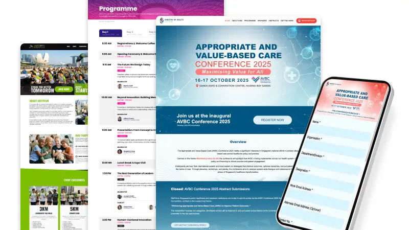 Sample guest registration screen